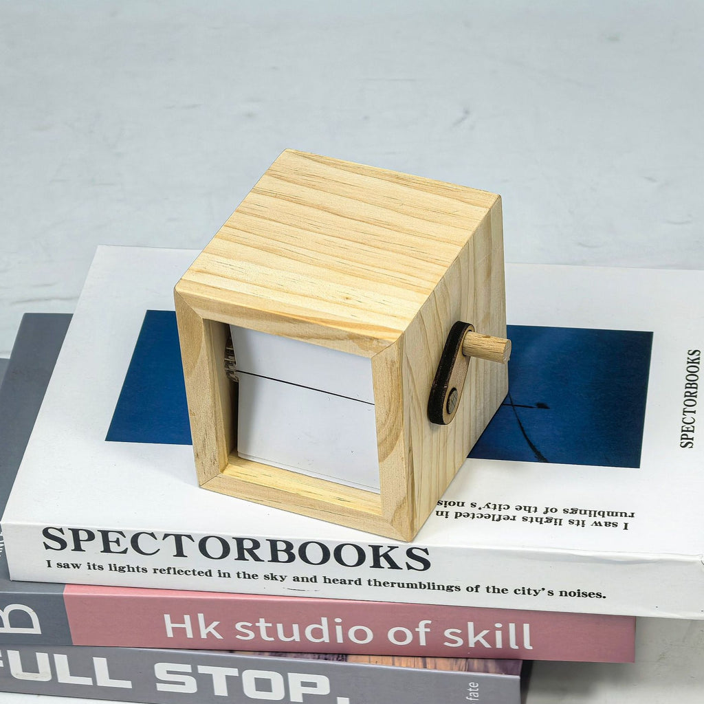 Personalized Hand-Crank Flip Book Photo Box