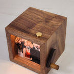 Personalized Hand-Crank Flip Book Photo Box