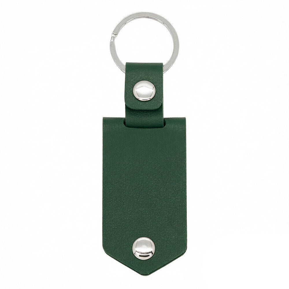 Personalized Photo Leather Keychain