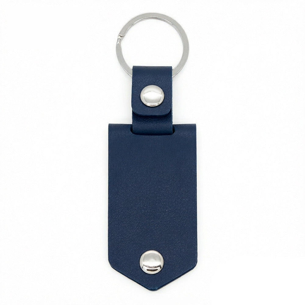 Personalized Photo Leather Keychain