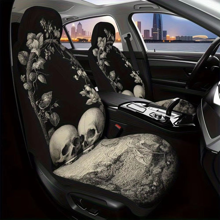 Gothic Skull Vine Duo Print
