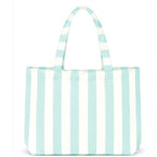 Personalized Striped Tote Bag