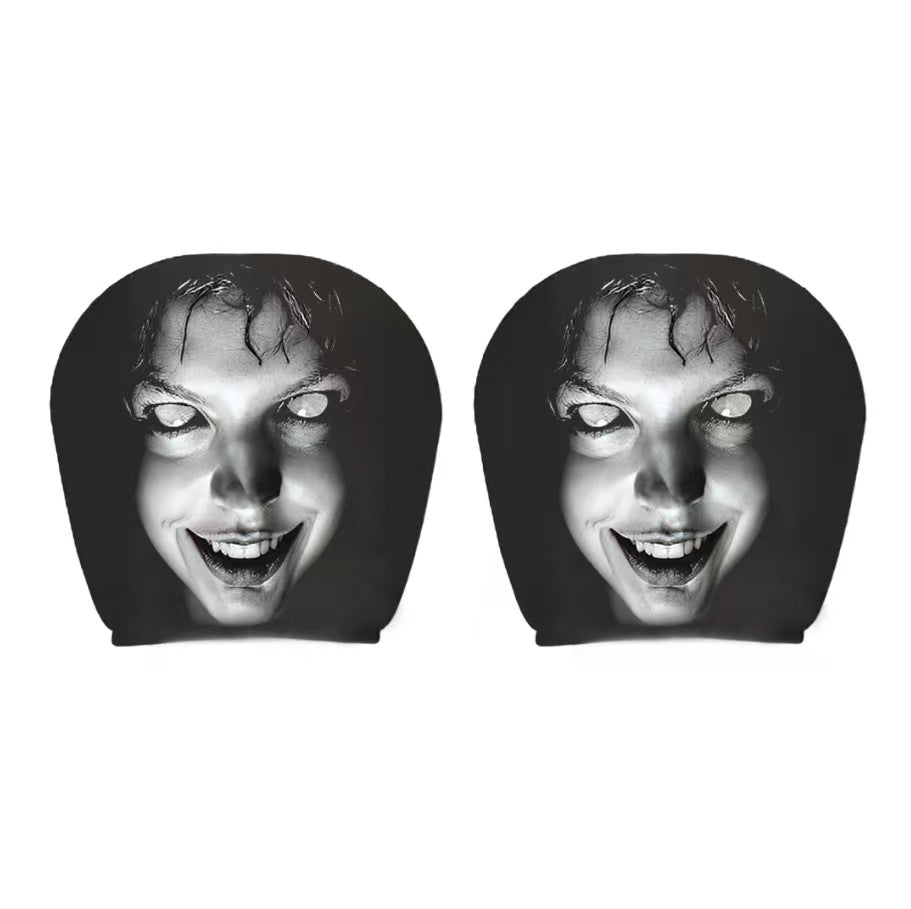 Halloween horror car headrest covers - product view 4