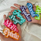 Personalized Acrylic Name Keychain