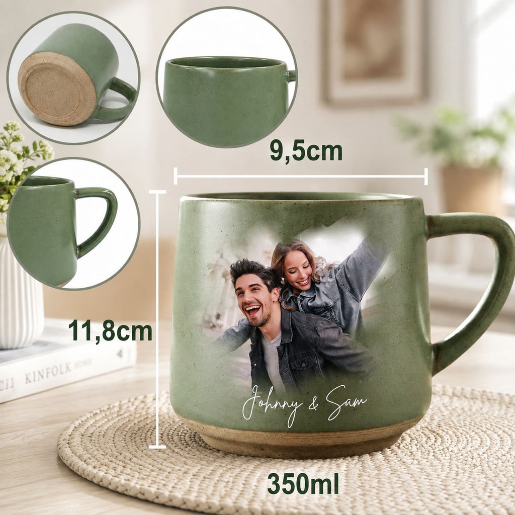 Personalized Photo Mug with Names