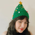 Christmas Tree Knit Beanie