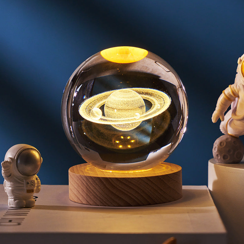 3D Crystal Ball Night Light