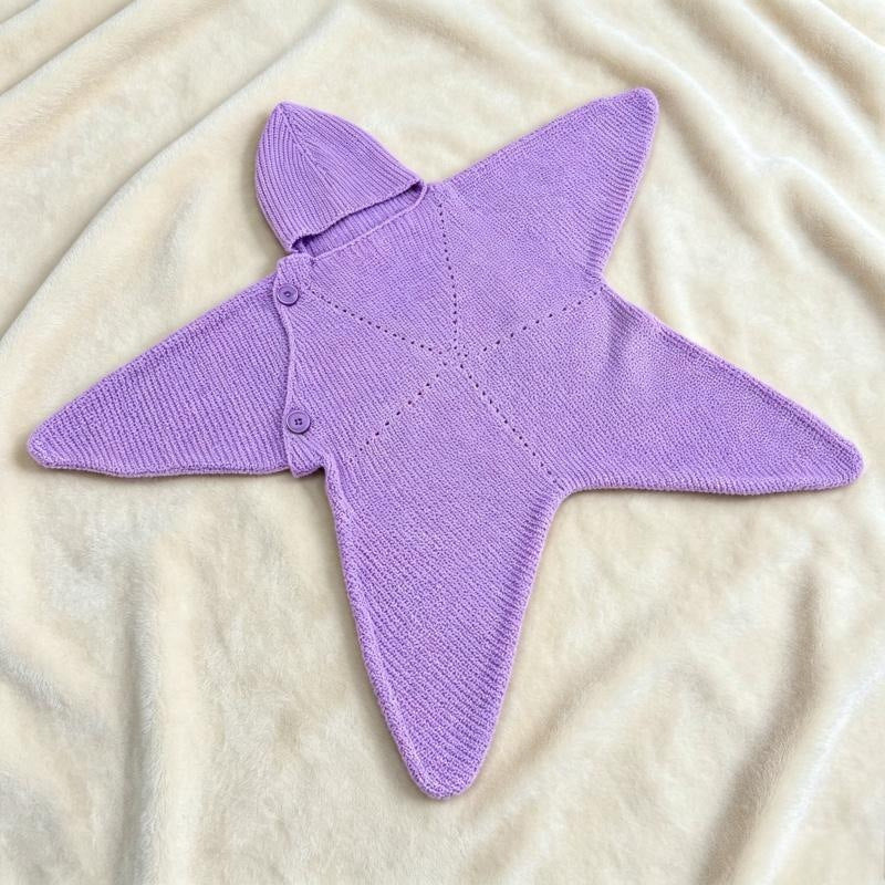 Crochet Starfish Baby Sleep Sack