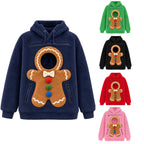 Christmas Pet Pouch Fleece Hoodie