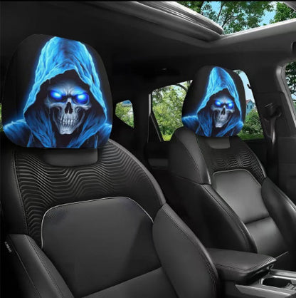 Halloween horror car headrest covers - product view 2
