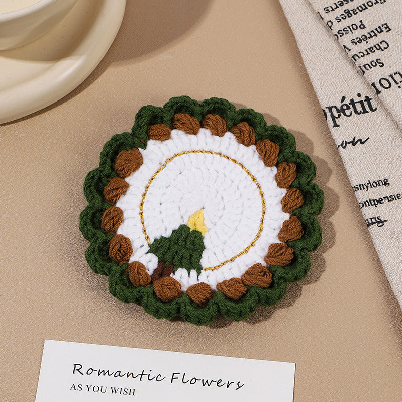 Crochet Christmas Coaster