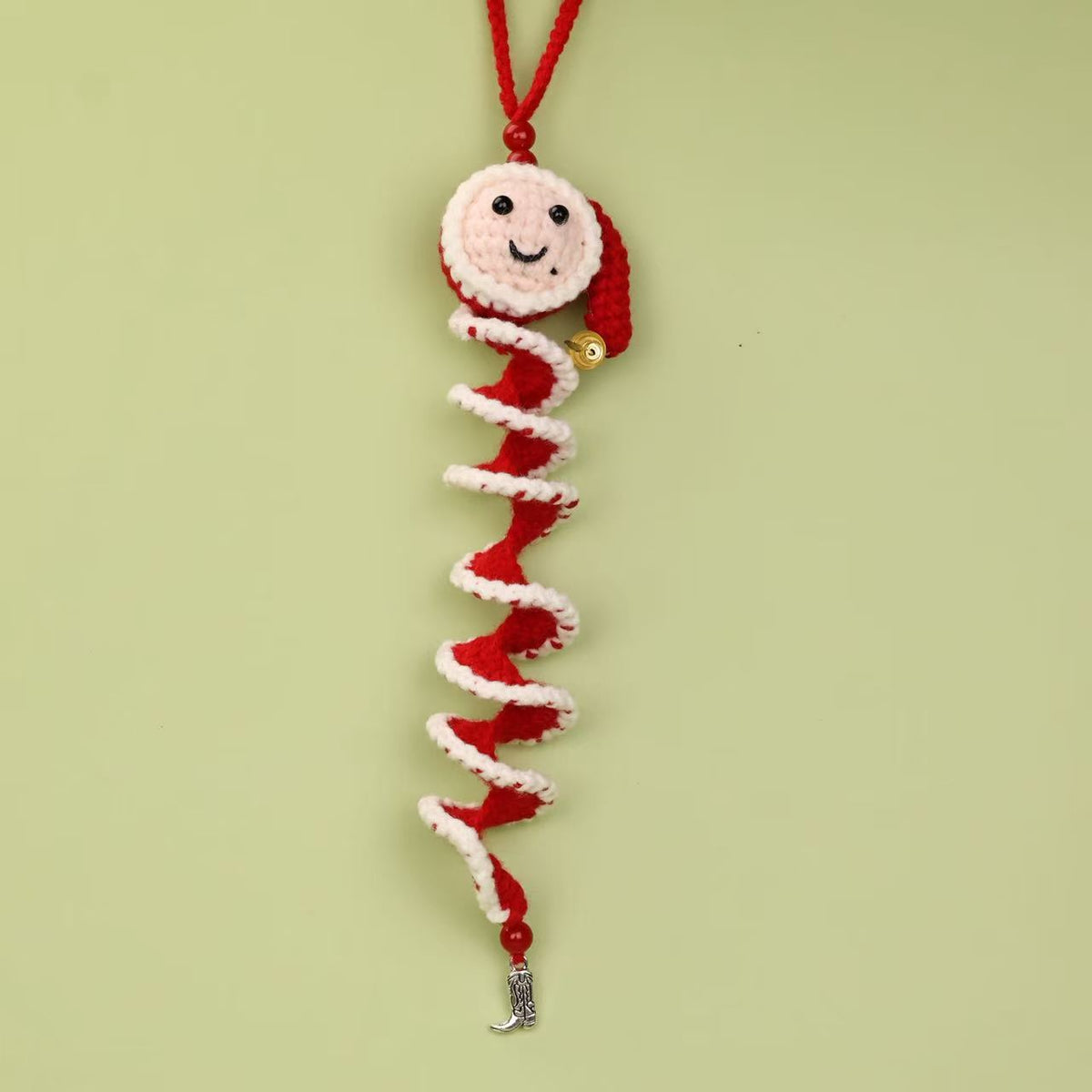 Crochet Christmas Spiral Ornament