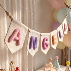 Personalized Yarn Letter Name Banner