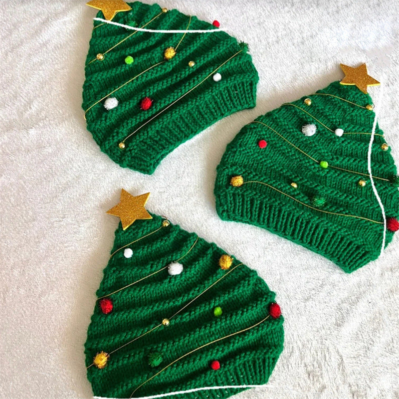 Christmas Tree Knit Beanie