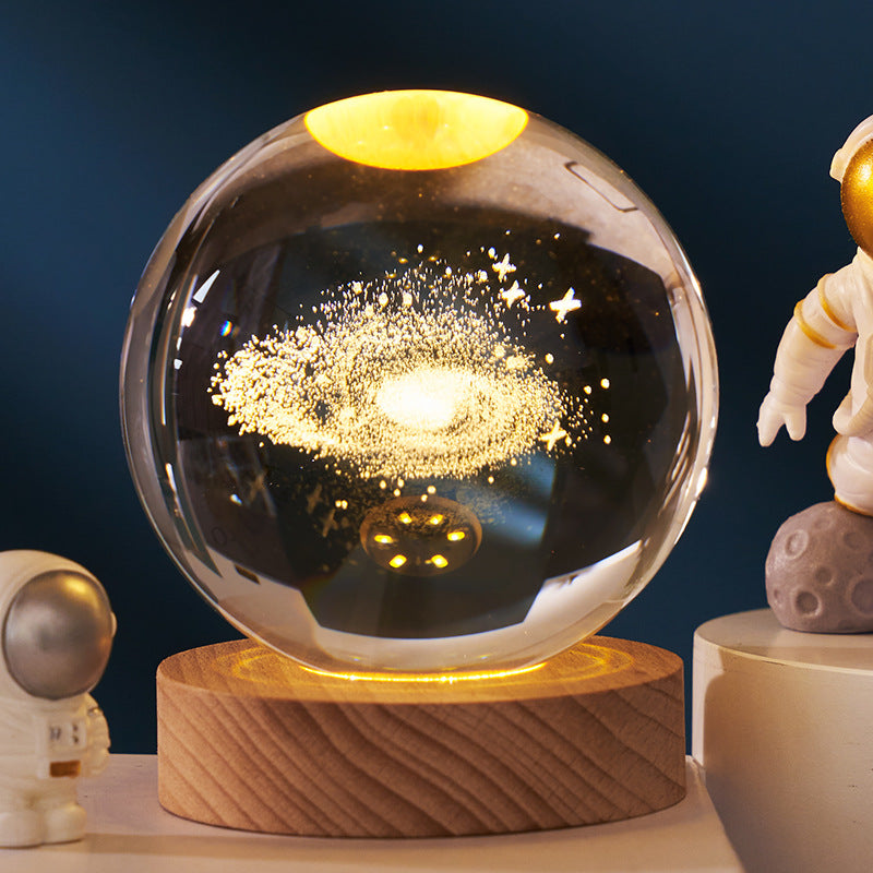 3D Crystal Ball Night Light