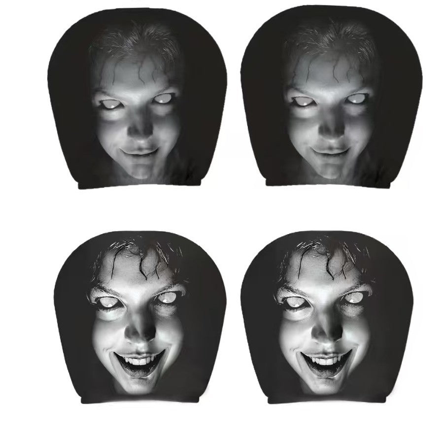 Halloween horror car headrest covers - product view 3
