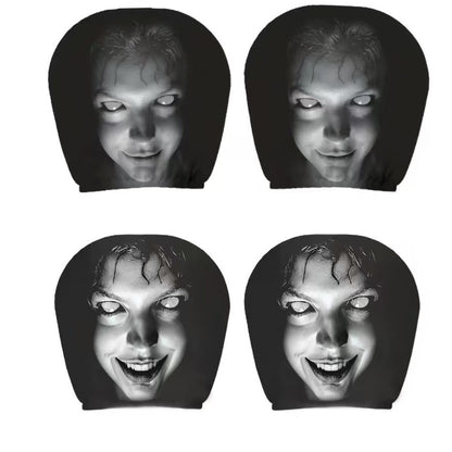 Halloween horror car headrest covers - product view 3