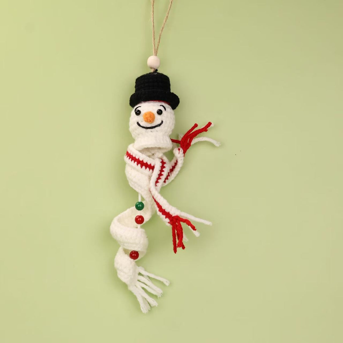 Crochet Christmas Spiral Ornament
