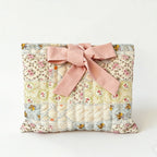 Personalized Quilted Bow Pouch