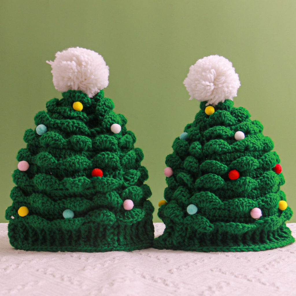 Christmas Tree Knit Beanie