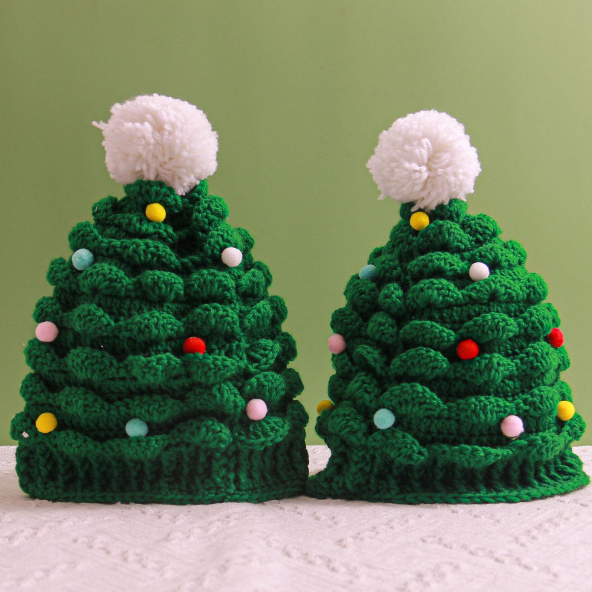 Christmas Tree Knit Beanie