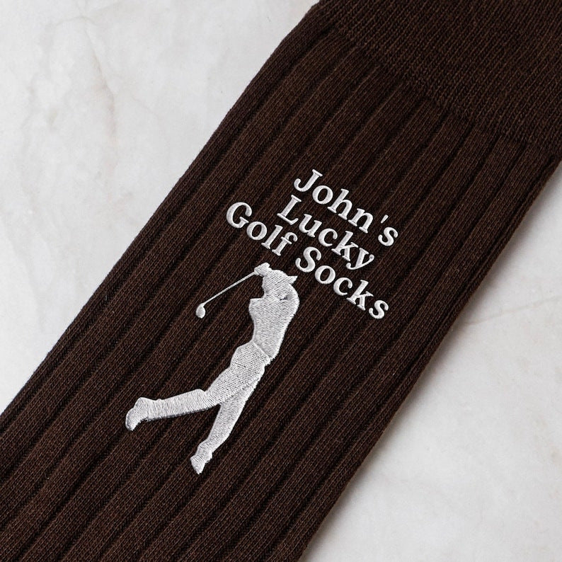 Personalized Embroidered Golf Socks