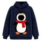 Christmas Pet Pouch Fleece Hoodie