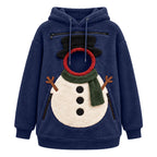 Christmas Pet Pouch Fleece Hoodie