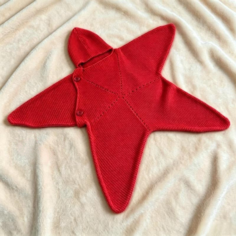 Crochet Starfish Baby Sleep Sack