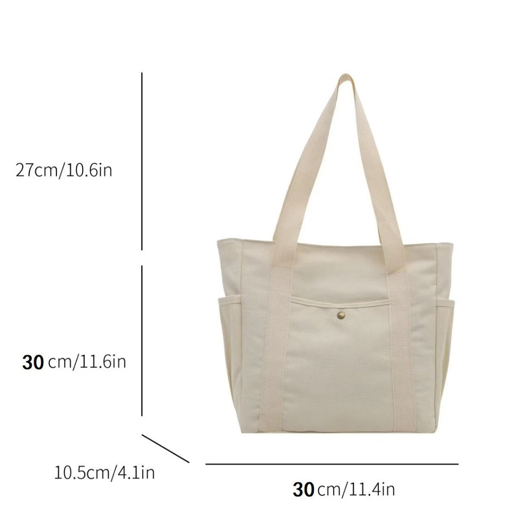 Personalized Embroidered Canvas Tote Bag