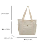 Personalized Embroidered Canvas Tote Bag