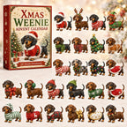 24 Days of Christmas Advent Calendar with Acrylic Ornaments