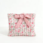 Personalized Quilted Bow Pouch