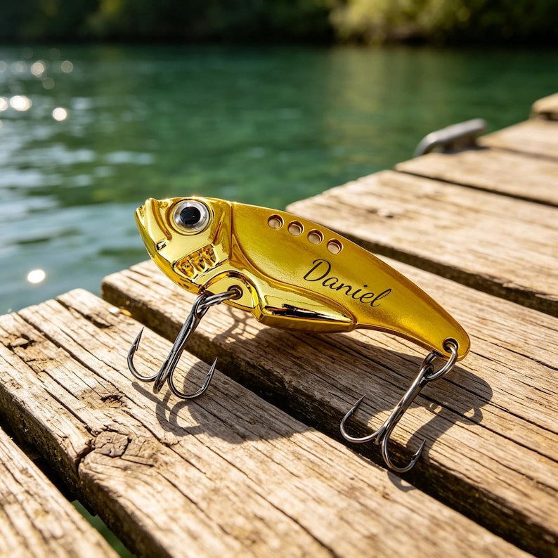 Personalized Engraved Fishing Lure, Reel Cool Dad