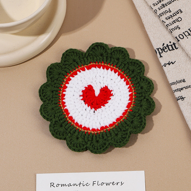 Crochet Christmas Coaster