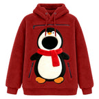 Christmas Pet Pouch Fleece Hoodie