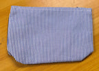 Personalized Seersucker Makeup Bag
