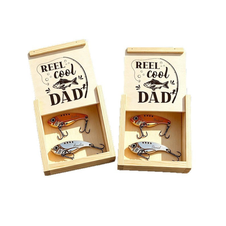Personalized Engraved Fishing Lure, Reel Cool Dad