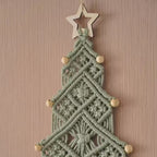Macrame Christmas Tree Wall Hanging