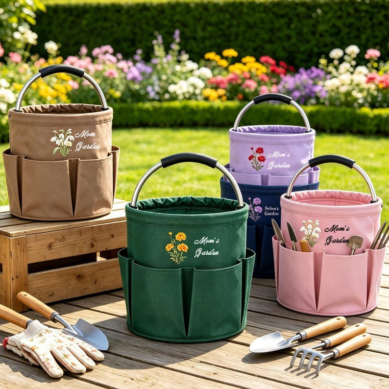 Personalized Garden Tool Bucket