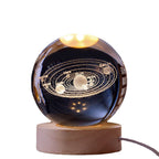 3D Crystal Ball Night Light