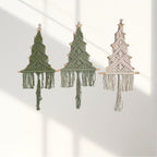 Macrame Christmas Tree Wall Hanging