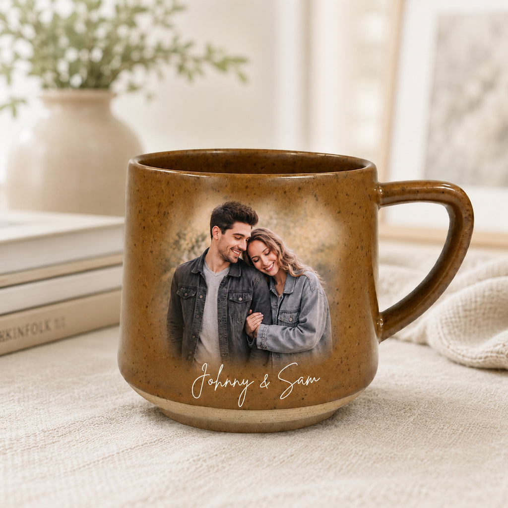 Personalized Photo Mug with Names