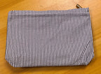 Personalized Seersucker Makeup Bag
