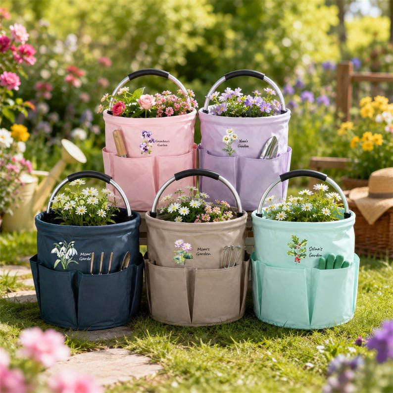 Personalized Garden Tool Bucket