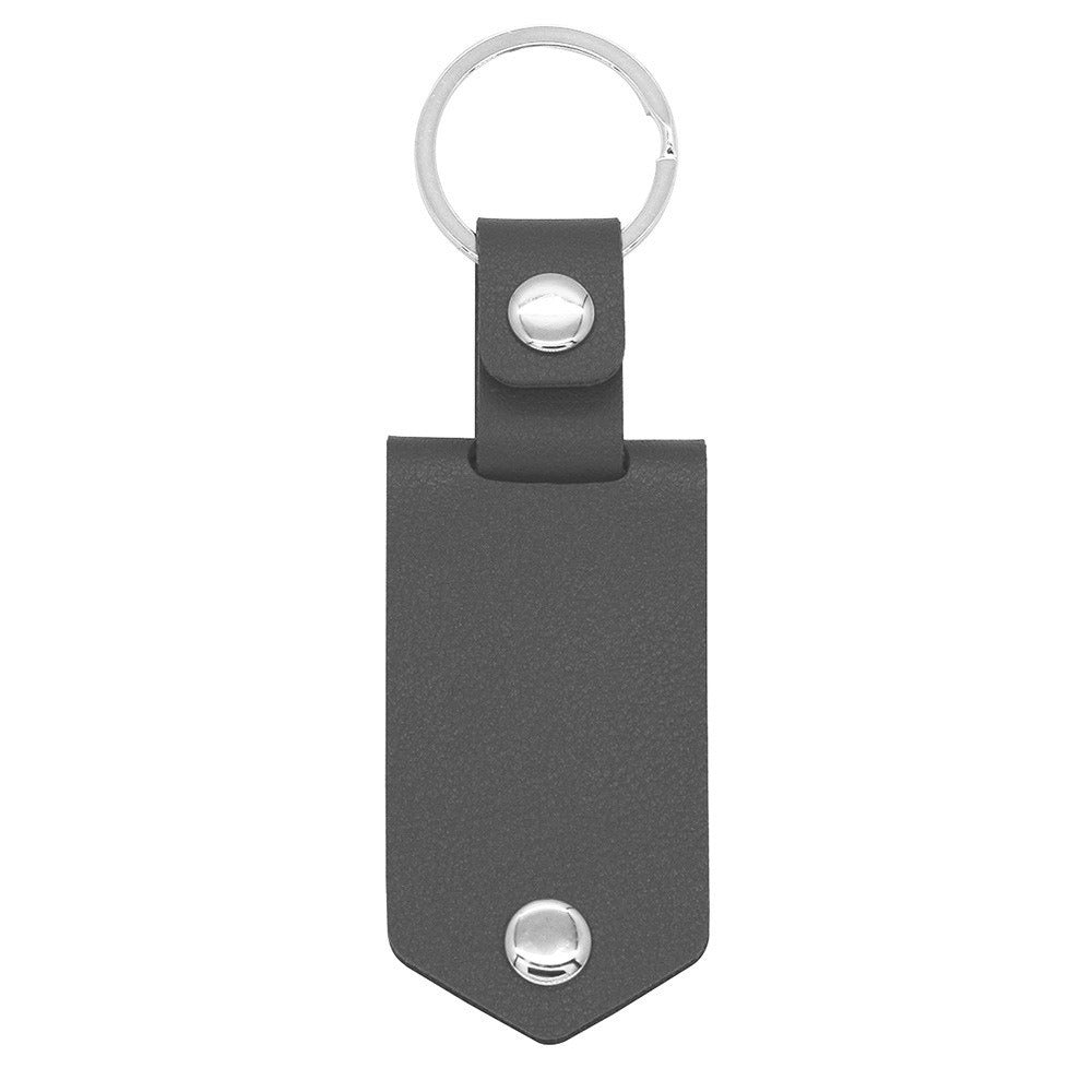 Personalized Photo Leather Keychain