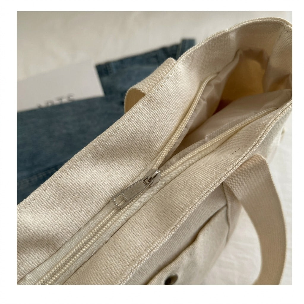 Personalized Embroidered Canvas Tote Bag