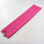 Hot pink waffle golf towel