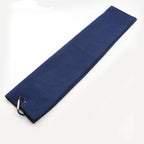 Navy blue golf towel for the bag